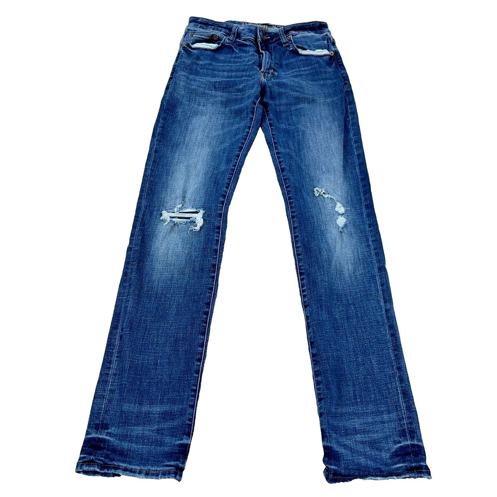 American Eagle Jeans Men 30x34 Slim Straight Leg Next Level Stretch Dark Holes